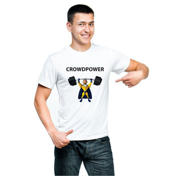 Simple White Poly T-shirt